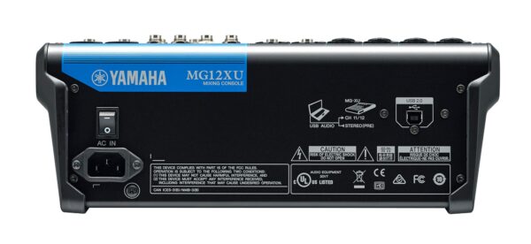 YAMAHA MG12XU MESA DE SONIDO ANALÓGICA - Imagen 3
